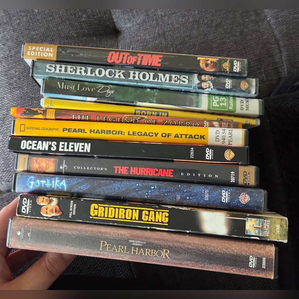 11 DVD Movie Lot - Action, Thriller & Drama Bundle